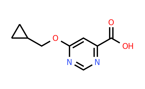 CAS 1439896-30-6 | 6-(Cyclopropylmethoxy)pyrimidine-4-carboxylic acid