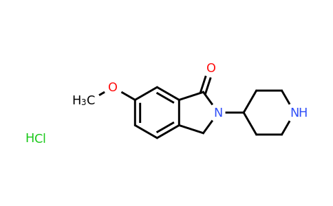 CAS 1439896-47-5 | 6-Methoxy-2-(piperidin-4-yl)isoindolin-1-one hydrochloride