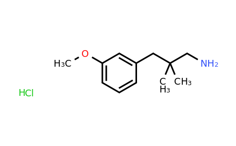 CAS 1439896-79-3 | 3-(3-Methoxyphenyl)-2,2-dimethylpropan-1-amine hydrochloride