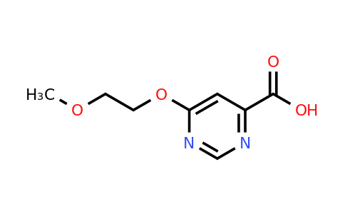 CAS 1439896-85-1 | 6-(2-Methoxyethoxy)pyrimidine-4-carboxylic acid