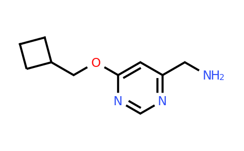 CAS 1439898-15-3 | (6-(Cyclobutylmethoxy)pyrimidin-4-yl)methanamine