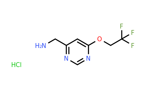CAS 1439899-29-2 | (6-(2,2,2-Trifluoroethoxy)pyrimidin-4-yl)methanamine hydrochloride