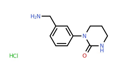 1-(3-(Aminomethyl)phenyl)tetrahydropyrimidin-2(1H)-one hydrochloride