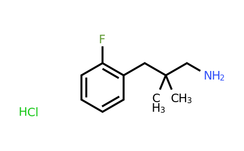 CAS 1439899-54-3 | 3-(2-Fluorophenyl)-2,2-dimethylpropan-1-amine hydrochloride