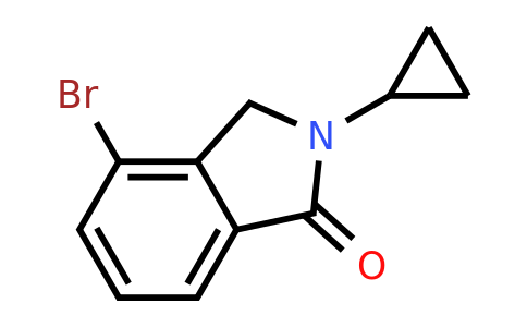 CAS 1439902-46-1 | 4-Bromo-2-cyclopropylisoindolin-1-one