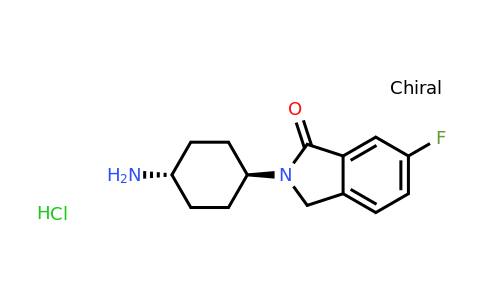 CAS 1439902-63-2 | 2-(trans-4-Aminocyclohexyl)-6-fluoroisoindolin-1-one hydrochloride