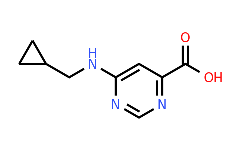 CAS 1439902-90-5 | 6-((Cyclopropylmethyl)amino)pyrimidine-4-carboxylic acid