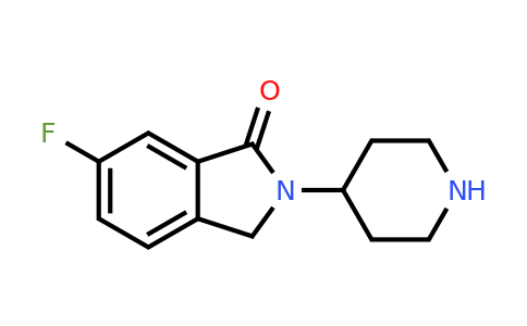 CAS 1439902-96-1 | 6-Fluoro-2-(piperidin-4-yl)isoindolin-1-one