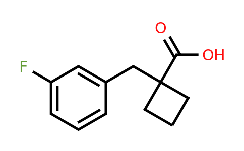 CAS 1439903-06-6 | 1-[(3-fluorophenyl)methyl]cyclobutane-1-carboxylic acid