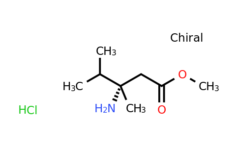 CAS 1439922-10-7 | (S)-Methyl 3-amino-3,4-dimethylpentanoate hydrochloride