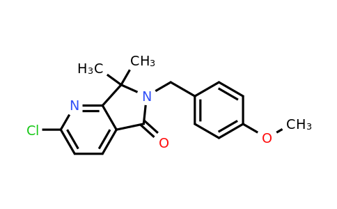 CAS 1440519-74-3 | 2-chloro-6-[(4-methoxyphenyl)methyl]-7,7-dimethyl-5H,6H,7H-pyrrolo[3,4-b]pyridin-5-one