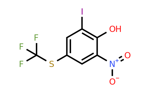 CAS 1440535-09-0 | 2-Iodo-6-nitro-4-((trifluoromethyl)thio)phenol