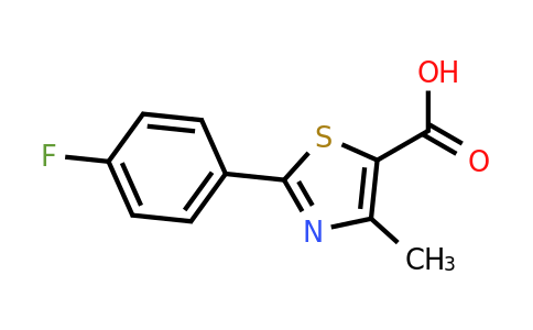 CAS 144060-99-1 | 2-(4-fluorophenyl)-4-methyl-1,3-thiazole-5-carboxylic acid
