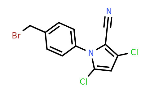 CAS 144062-76-0 | 1-(4-(Bromomethyl)phenyl)-3,5-dichloro-1H-pyrrole-2-carbonitrile