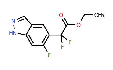 CAS 1440965-39-8 | ethyl 2,2-difluoro-2-(6-fluoro-1H-indazol-5-yl)acetate