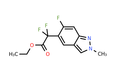 CAS 1440965-40-1 | ethyl 2,2-difluoro-2-(6-fluoro-2-methyl-2H-indazol-5-yl)acetate