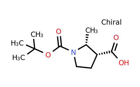 CAS 1441167-21-0 | (2R,3R)-1-[(tert-butoxy)carbonyl]-2-methylpyrrolidine-3-carboxylic acid