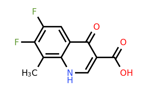 CAS 144298-26-0 | 6,7-Difluoro-8-methyl-4-oxo-1,4-dihydroquinoline-3-carboxylic acid
