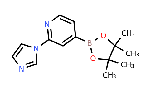 CAS 1443111-87-2 | 2-(1H-Imidazol-1-YL)pyridine-4-boronic acid pinacol ester