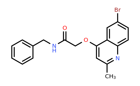 CAS 1443139-14-7 | N-Benzyl-2-((6-bromo-2-methylquinolin-4-yl)oxy)acetamide