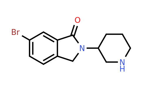 CAS 1443286-04-1 | 6-Bromo-2-(piperidin-3-yl)isoindolin-1-one