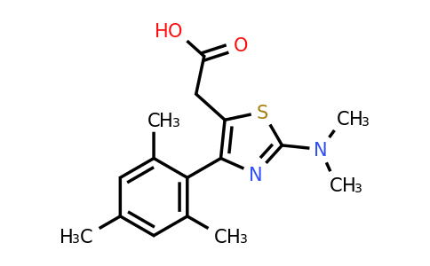 CAS 1443286-19-8 | 2-(2-(Dimethylamino)-4-mesitylthiazol-5-yl)acetic acid
