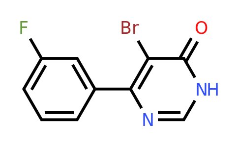 CAS 1443286-95-0 | 5-Bromo-6-(3-fluorophenyl)pyrimidin-4(3H)-one