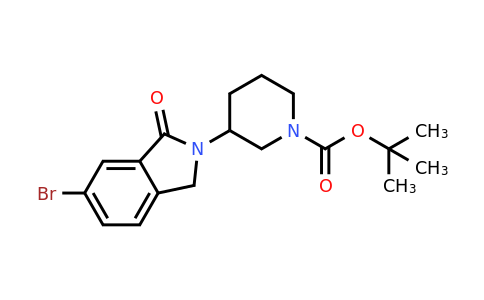 CAS 1443287-35-1 | tert-Butyl 3-(6-bromo-1-oxoisoindolin-2-yl)piperidine-1-carboxylate