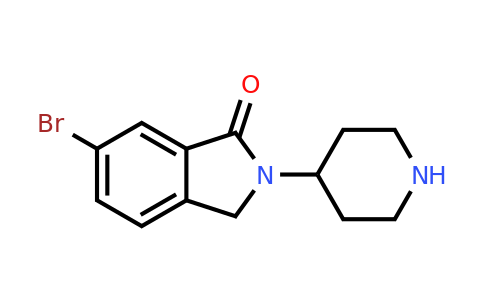 CAS 1443290-29-6 | 6-Bromo-2-(piperidin-4-yl)isoindolin-1-one