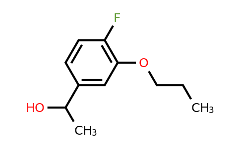 CAS 1443303-25-0 | 1-(4-Fluoro-3-propoxyphenyl)ethanol