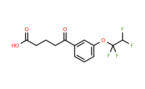 CAS 1443311-28-1 | 5-Oxo-5-(3-(1,1,2,2-tetrafluoroethoxy)phenyl)pentanoic acid