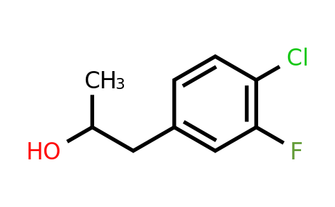 CAS 1443340-73-5 | 1-(4-Chloro-3-fluorophenyl)propan-2-ol