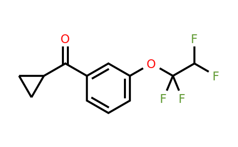 CAS 1443347-60-1 | Cyclopropyl(3-(1,1,2,2-tetrafluoroethoxy)phenyl)methanone