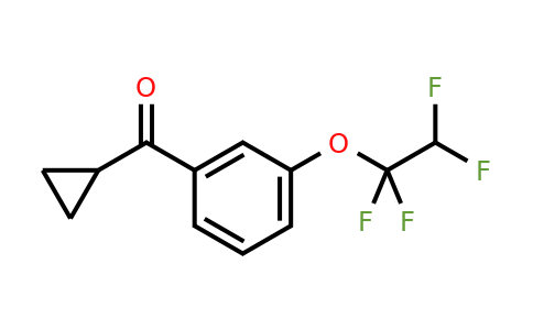 Cyclopropyl(3-(1,1,2,2-tetrafluoroethoxy)phenyl)methanone