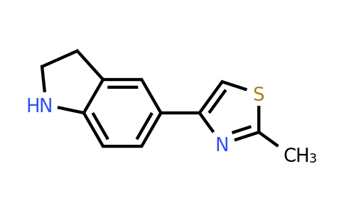 CAS 144340-48-7 | 4-(Indolin-5-yl)-2-methylthiazole