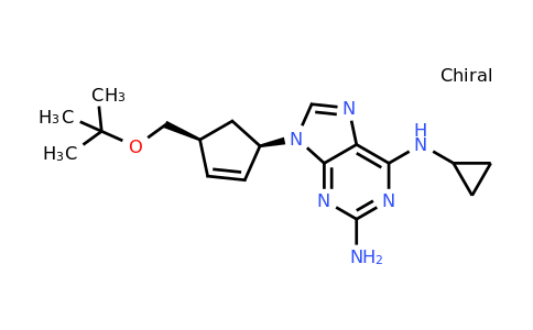 CAS 1443421-68-8 | 9-((1R,4S)-4-(tert-Butoxymethyl)cyclopent-2-en-1-yl)-N6-cyclopropyl-9H-purine-2,6-diamine