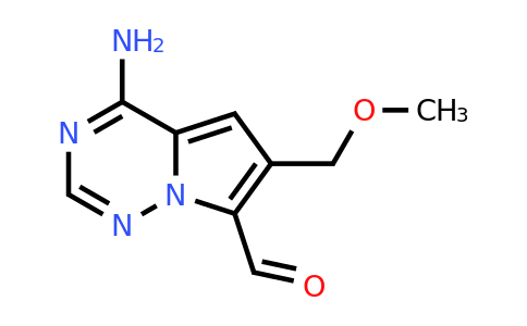 CAS 1443531-65-4 | 4-amino-6-(methoxymethyl)pyrrolo[2,1-f][1,2,4]triazine-7-carbaldehyde