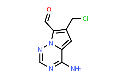 CAS 1443532-25-9 | 4-amino-6-(chloromethyl)pyrrolo[2,1-f][1,2,4]triazine-7-carbaldehyde