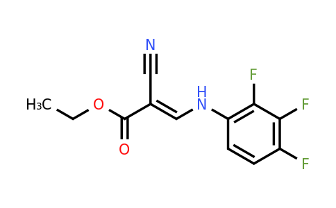 CAS 144367-60-2 | Ethyl 2-cyano-3-[(2,3,4-trifluorophenyl)amino]prop-2-enoate