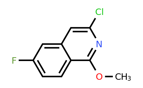 CAS 1443759-45-2 | 3-Chloro-6-fluoro-1-methoxyisoquinoline