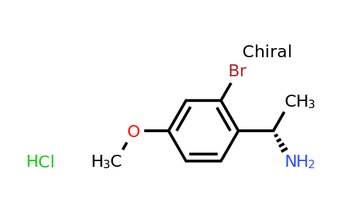CAS 1443931-86-9 | (1S)-1-(2-bromo-4-methoxyphenyl)ethan-1-amine hydrochloride