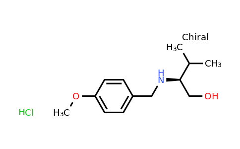 CAS 1443931-88-1 | (2S)-2-{[(4-methoxyphenyl)methyl]amino}-3-methylbutan-1-ol hydrochloride