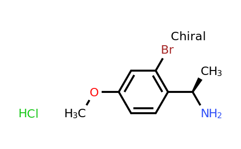 CAS 1443931-91-6 | (1R)-1-(2-bromo-4-methoxyphenyl)ethan-1-amine hydrochloride