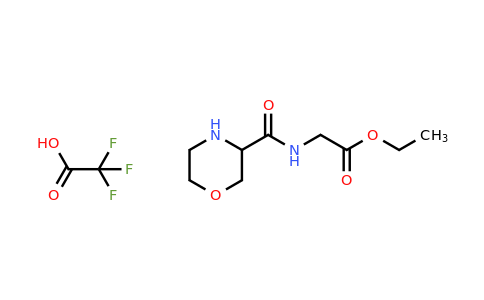CAS 1443979-21-2 | ethyl 2-[(morpholin-3-yl)formamido]acetate; trifluoroacetic acid