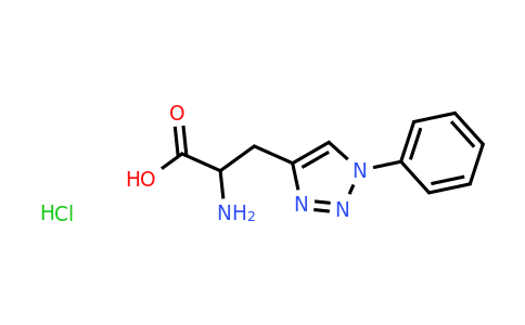 CAS 1443979-40-5 | 2-amino-3-(1-phenyl-1H-1,2,3-triazol-4-yl)propanoic acid hydrochloride