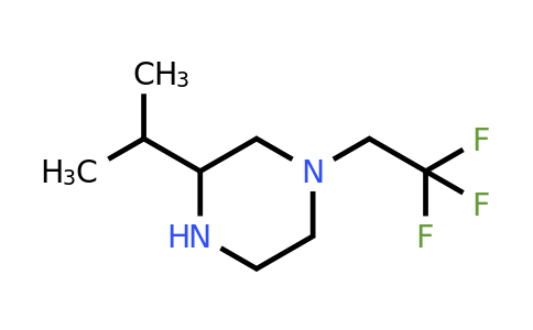 CAS 1443979-62-1 | 3-(propan-2-yl)-1-(2,2,2-trifluoroethyl)piperazine