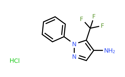 CAS 1443979-64-3 | 1-phenyl-5-(trifluoromethyl)-1H-pyrazol-4-amine hydrochloride