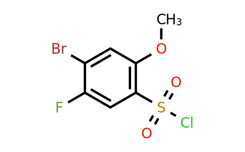 CAS 1443979-74-5 | 4-bromo-5-fluoro-2-methoxybenzene-1-sulfonyl chloride