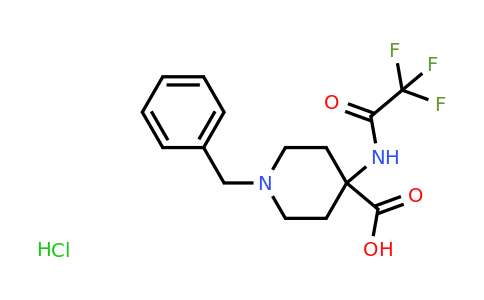 CAS 1443979-77-8 | 1-benzyl-4-(trifluoroacetamido)piperidine-4-carboxylic acid hydrochloride
