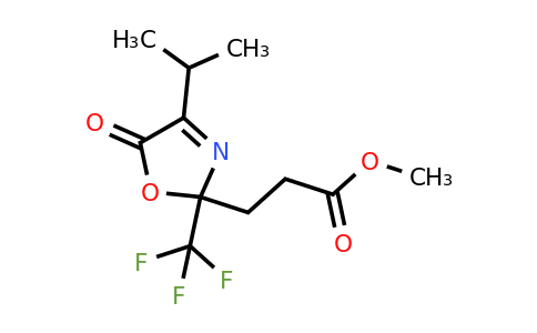 CAS 1443979-79-0 | methyl 3-[5-oxo-4-(propan-2-yl)-2-(trifluoromethyl)-2,5-dihydro-1,3-oxazol-2-yl]propanoate